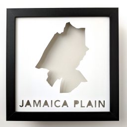 Map of Jamaica Plain, Boston Neighborhood