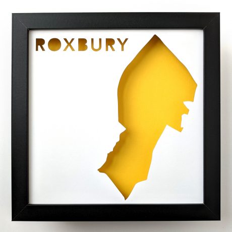 Map of Roxbury, MA